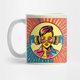 Vintage Pop Art Bass Head Mug